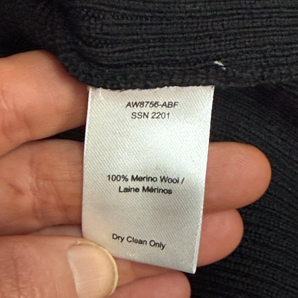 ATM Ribbed Merino Wool Midi Dress - Picture 12 of 13